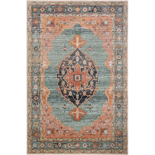 Traditional Medallion Patterned Carpet For Carpet Store Dubai