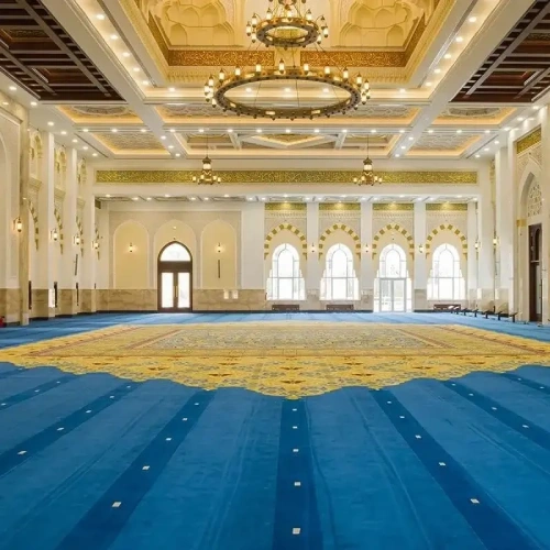 Custom design mosque carpet project in Deira Dubai