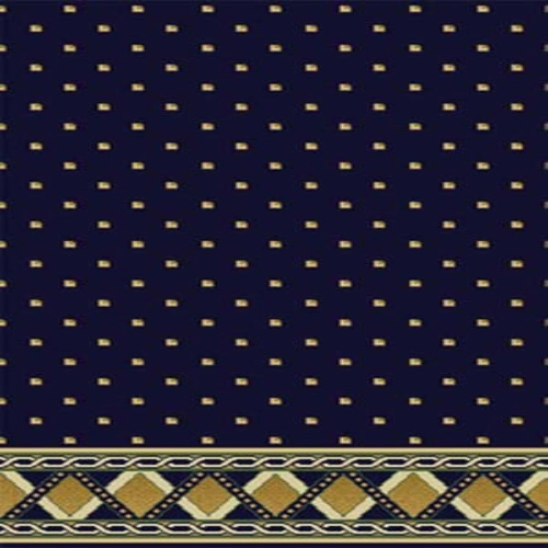 Mosque Carpet Plain Blue