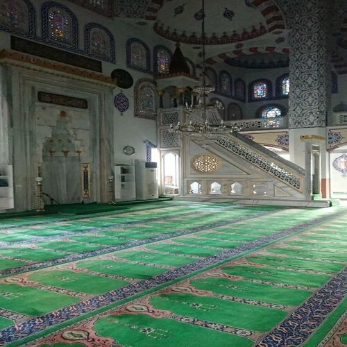 Soft Green velvet mosque carpets Dubai