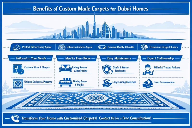 Top Benefits of Choosing Custom Carpets for Dubai Homes